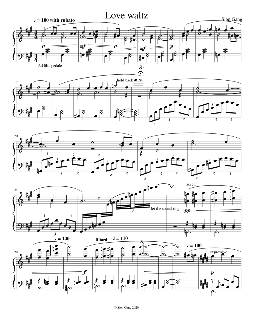 Ralph's Piano Waltz ビッグバンド中古譜面