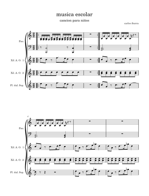 musica escolar