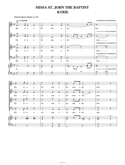 Missa St. John the Baptist - KYRIE