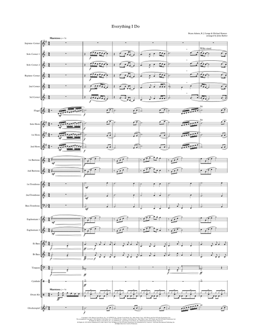 (everything I Do) I Do It For You (Arr. John Barber) - Bryan Adams (Brass Band)