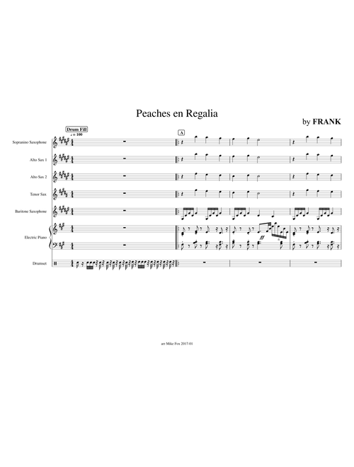 Peaches en regalia - Frank Zappa