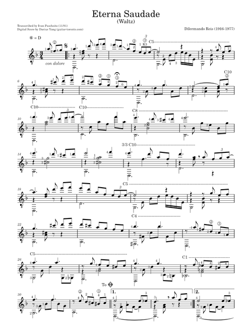 Eterna Saudade – Dilermando Reis