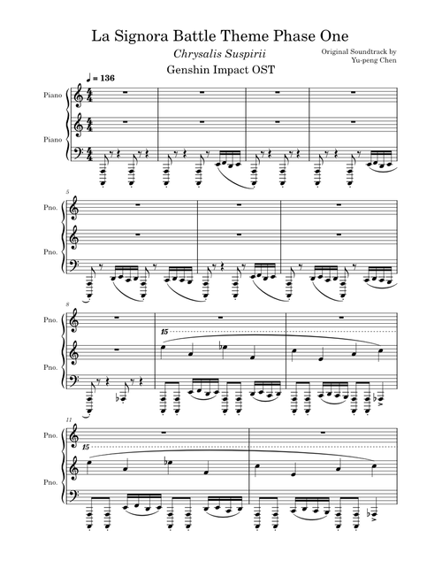 La Signora "Chrysalis Suspirii" Theme 1