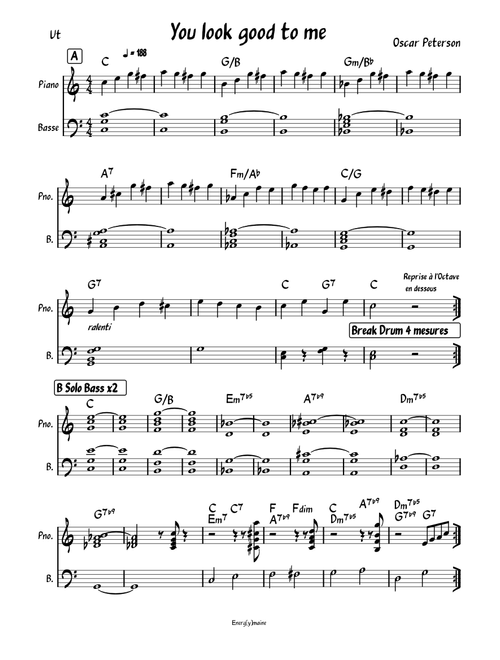 You Look Good to Me – Oscar Peterson Trio Piano