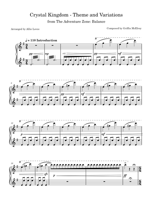Crystal Kingdom - Theme and Variations