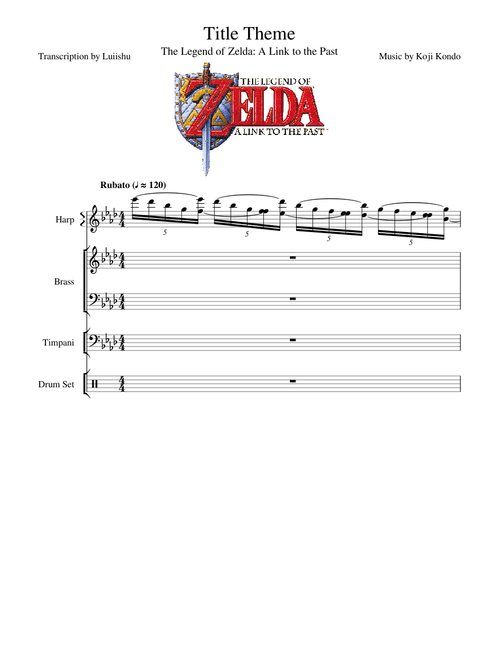Title Theme - The Legend of Zelda: A Link to the Past (Transcription)
