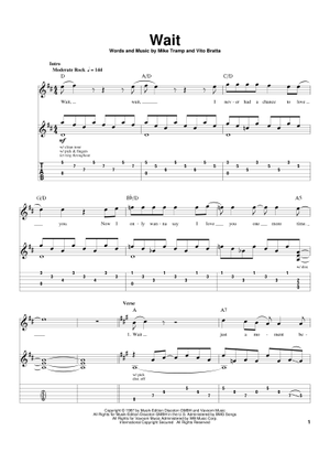 Play Official version of When the children cry Sheet Music