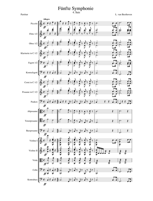 Beethoven 5th Symphony - 4th Movement