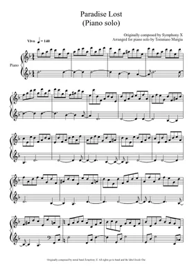 Free Symphony X sheet music | Download PDF or print on MuseScore.com Free Symphony X sheet music | Download PDF or print on MuseScore.com