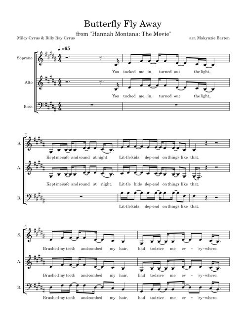 Butterfly Fly Away – Hannah Montana