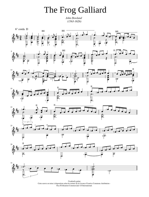 Dowland-The Frog Galliard D Ω