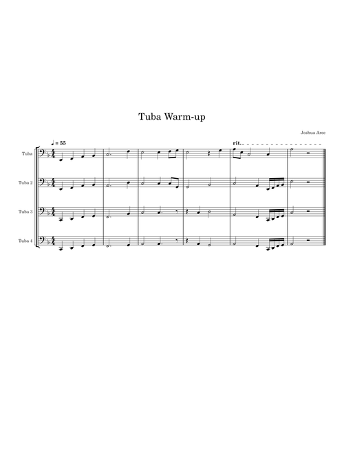 Tuba Warm-up
