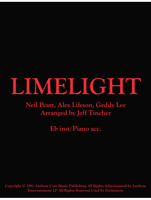 Limelight (Arr. Jeff Tincher) - Rush (Alto Sax and Piano)