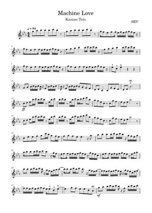 Machine Love – Jamie Paige Sheet Music for Piano (Solo) | MuseScore.com