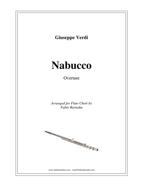 Nabucco - Overture for Flute Choir (Arr. Fabio Barnaba) - Giuseppe Verdi (Woodwind Ensemble)