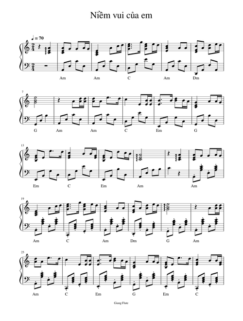Niềm Vui Của Em - Piano Cover  – Nguyễn Huy Hùng Niềm vui của em