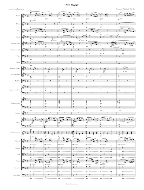 Free Harp religious music sheet music | Download PDF or