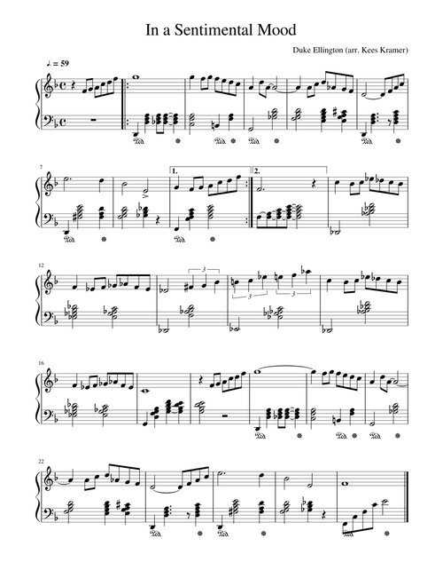 In a Sentimental Mood