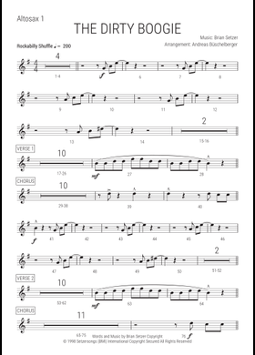 THE DIRTY BOOGIE SELECTION バンドスコア THE DIRTY BOOGIE