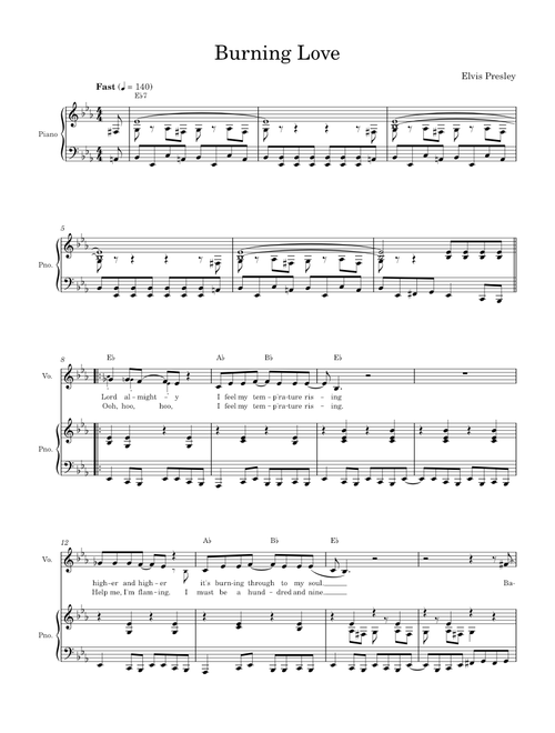Burning Love - Elvis Presley