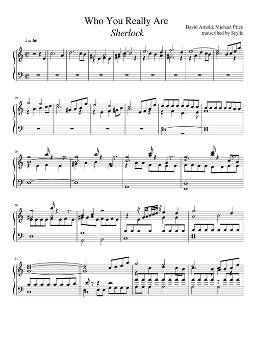 Who You Really Are Piano