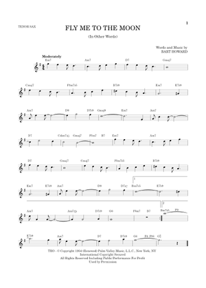 Play Official version of Fly Me To The Moon (In Other Words) Sheet