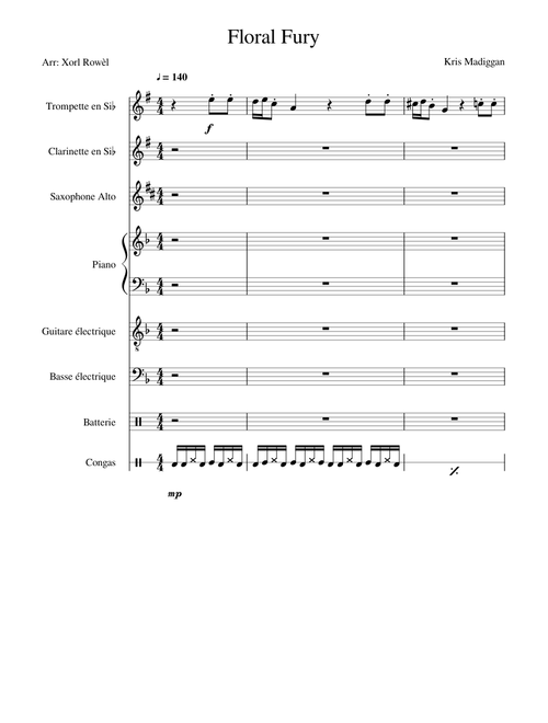 Floral Fury with lyrics