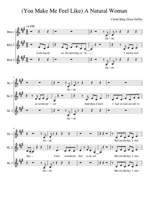 (You Make Me Feel Like) A Natural Woman - Carole King