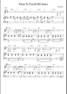 Free Carpenters sheet music | Download PDF or print on MuseScore.com