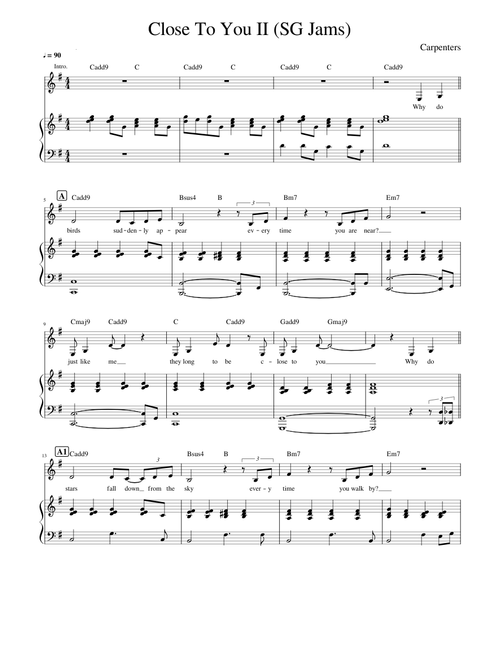 Close To You II (SG Jams)