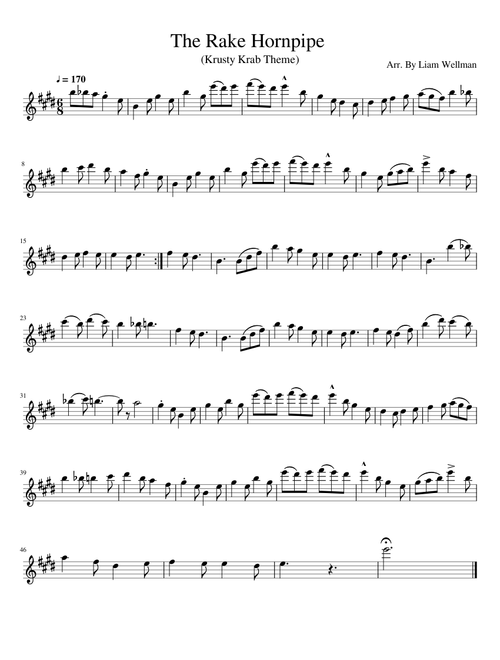 The Rake Hornpipe (Krusty Krab Theme)