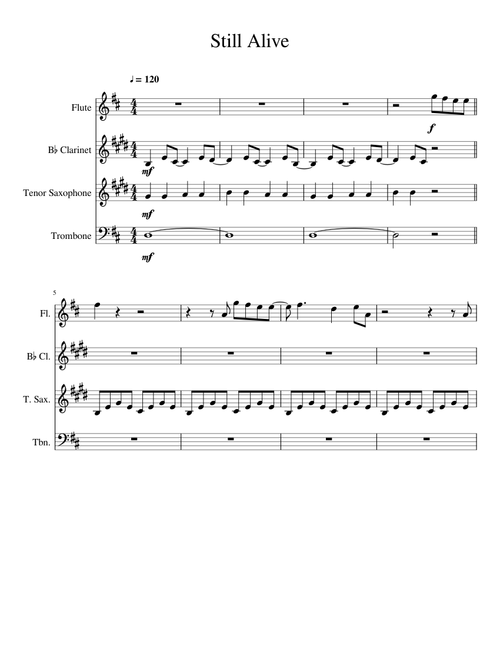 Still Alive Arrangement