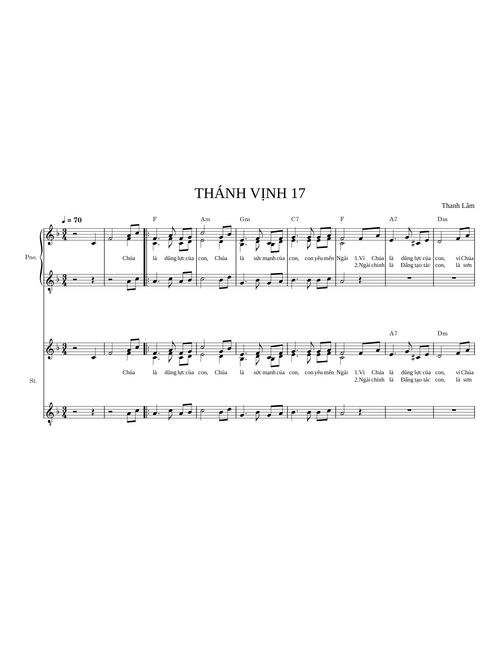 Thánh Vịnh 15_Thanh Lâm