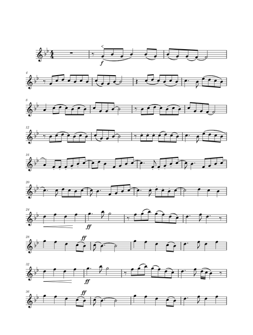 only melody sheet music by candyhighlights | Play, print, and