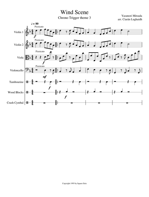 Wind Scene - String Q. + Perc.