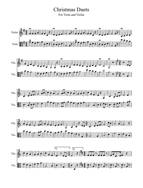 Christmas Duets