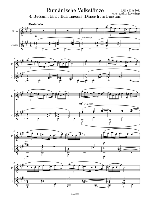 ☎ RFS 4 Dance from Bucsum – Béla Bartók