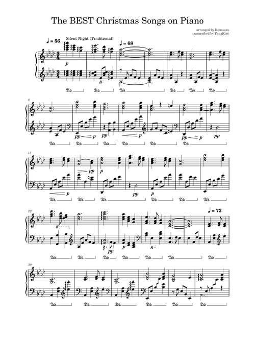 The BEST Christmas Songs on Piano – Rousseau