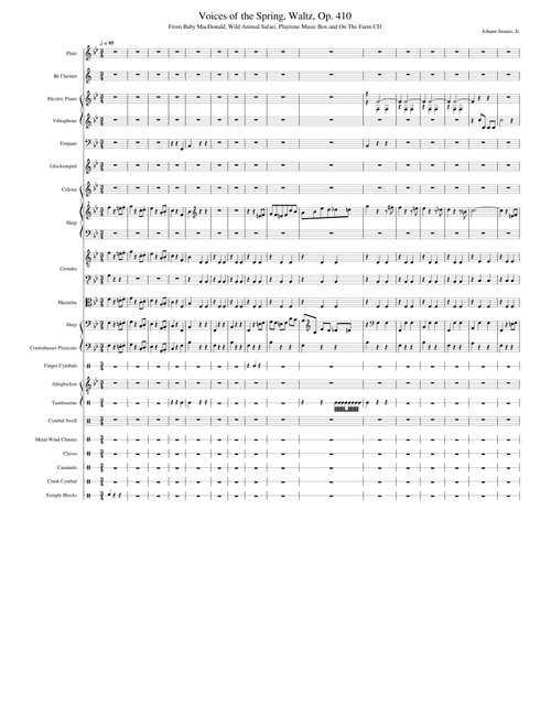 Frühlingsstimmen, Op.410 – Johann Strauss Jr. Voices of the Spring, Waltz, Op. 410 - Baby MacDonald