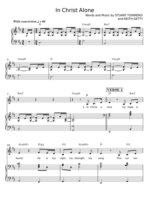 In christ alone - Stuart Townend