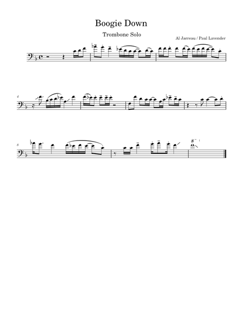 Boogie down Trombone Feature LSU – Al Jarreau – Ian_Kelly