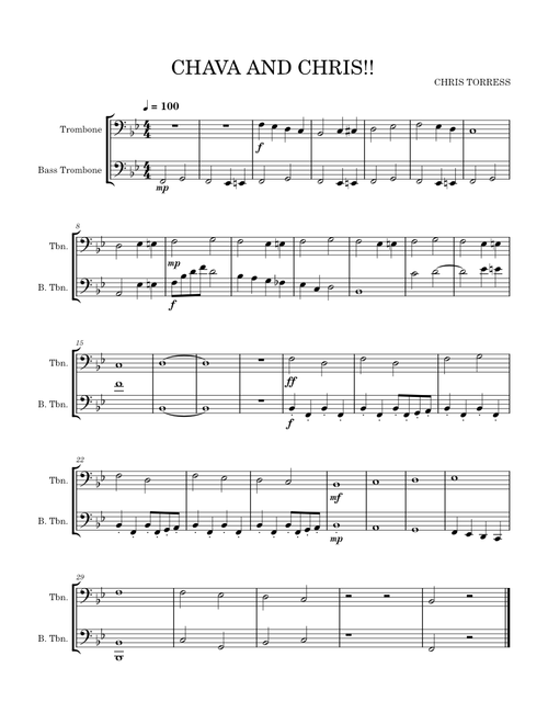 for chava and chris
