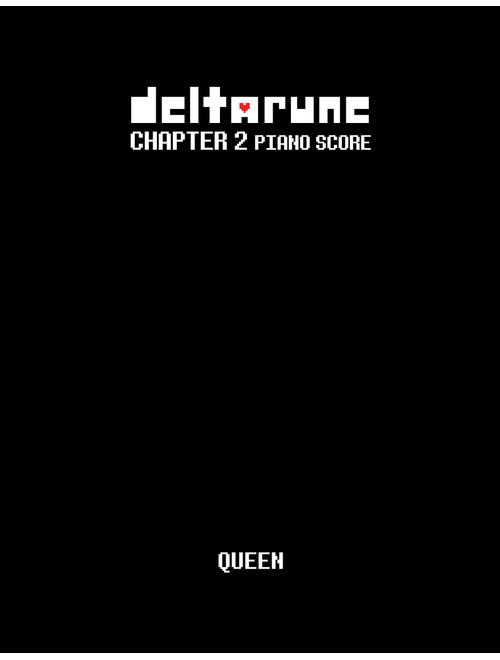 A CYBER'S WORLD? (DELTARUNE Chapter 2 - Piano Sheet Music) (Arr. Sydney Kjerstad) - Toby Fox (Piano-Vocal-Guitar (Piano Accompaniment))
