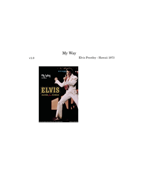 My way - Elvis Presley