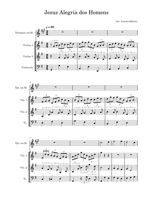 Jesus Alegria dos homens – Johann Sebastian Bach