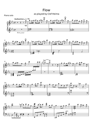 Nullscapes/Flow – Creo Sheet Music for Piano, Saxophone soprano (Mixed ...