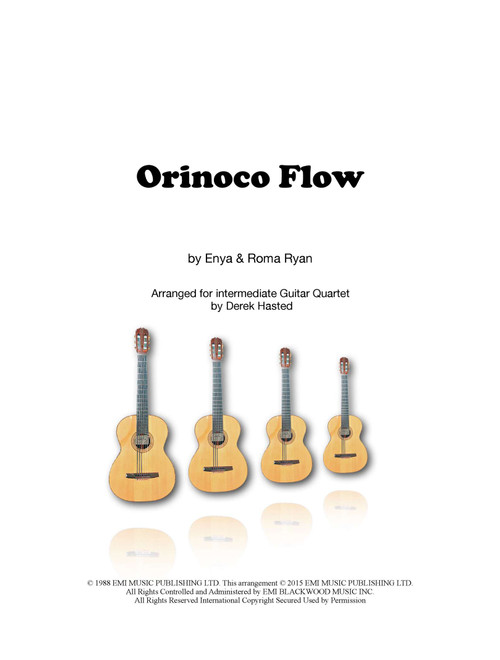 Orinoco Flow (Arr. Derek Hasted) - Enya (Guitar Ensemble)
