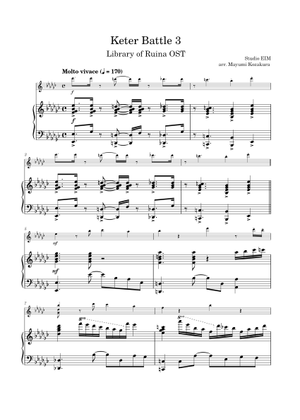 Library of Ruina (Theme 02) – StudioEIM Sheet Music for Piano