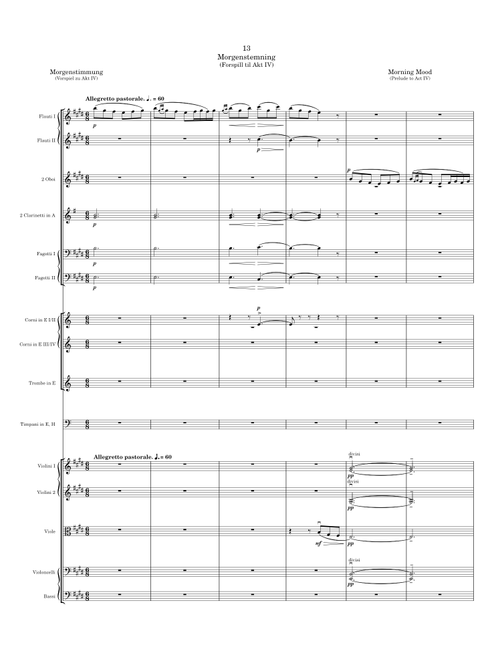 Peer Gynt, Op.23 – Edvard Grieg - 13. Morgenstemning