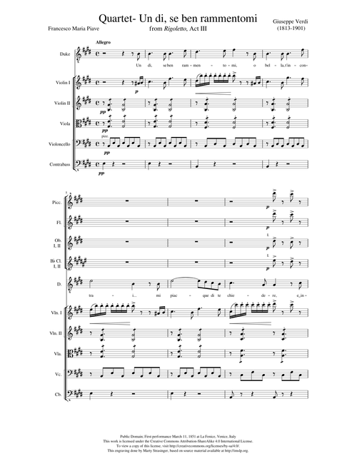 Rigoletto- Act III Quartet